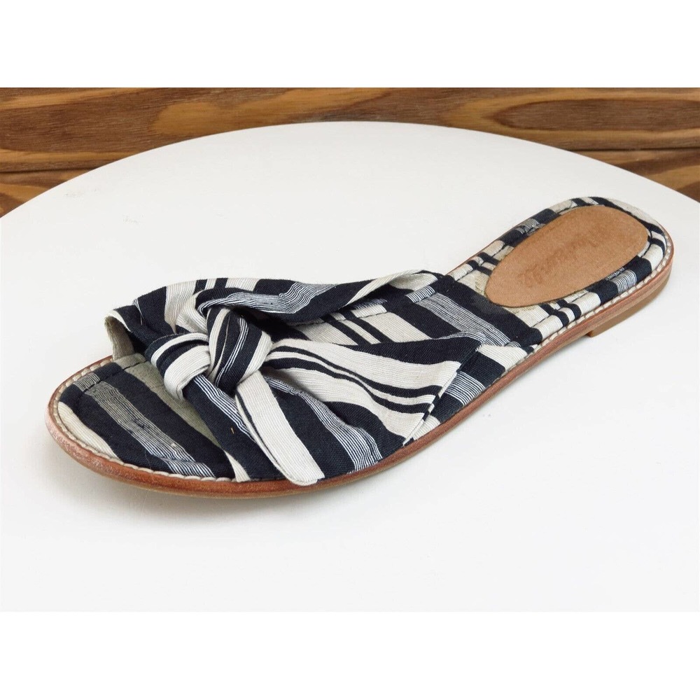 Madewell Size 8 M Women Sandal Slide Gray Fabric